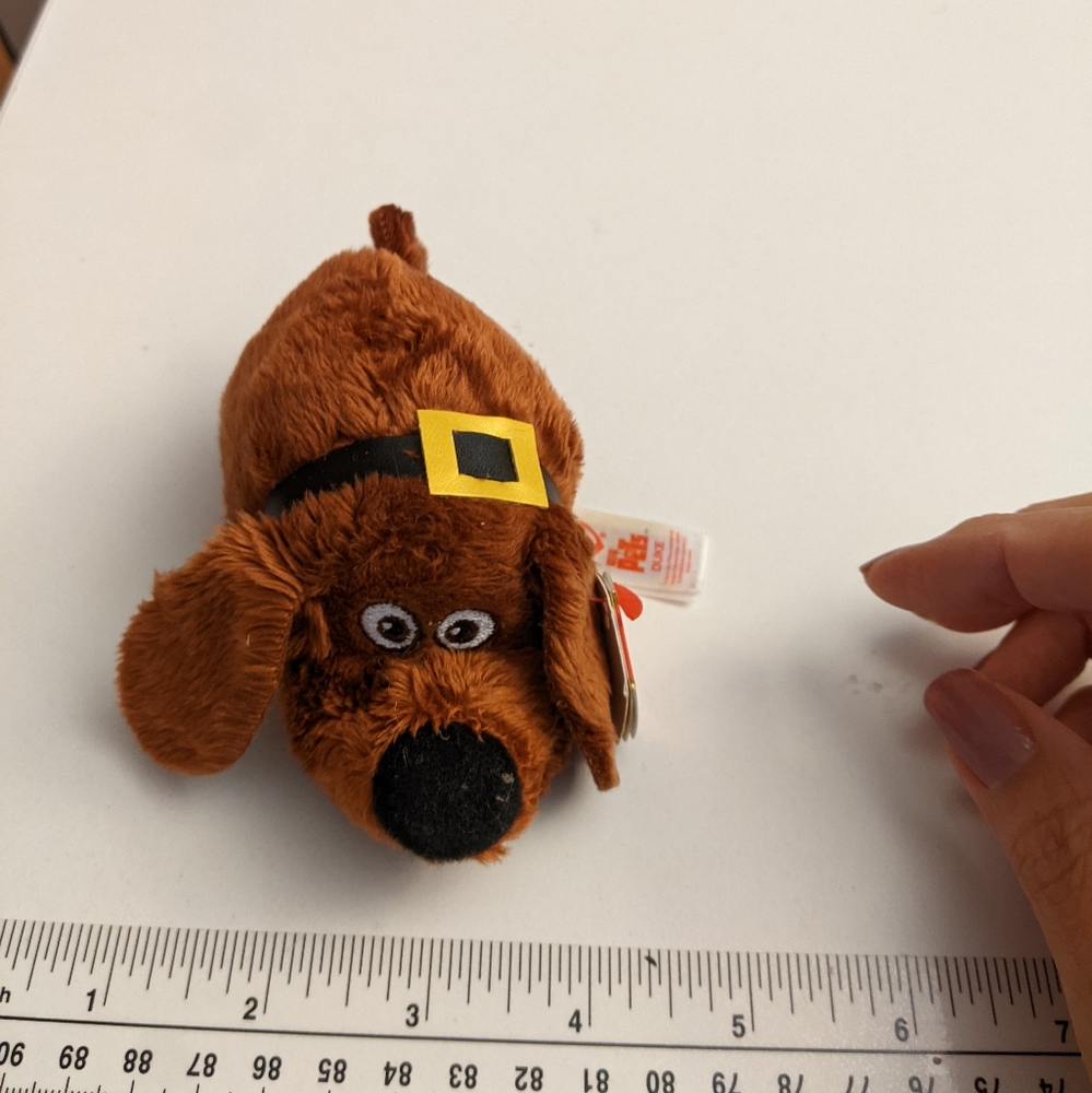 Duke Secret Life of Pets Stuffed Animal, 2017 Teeny Tys- Original Owner